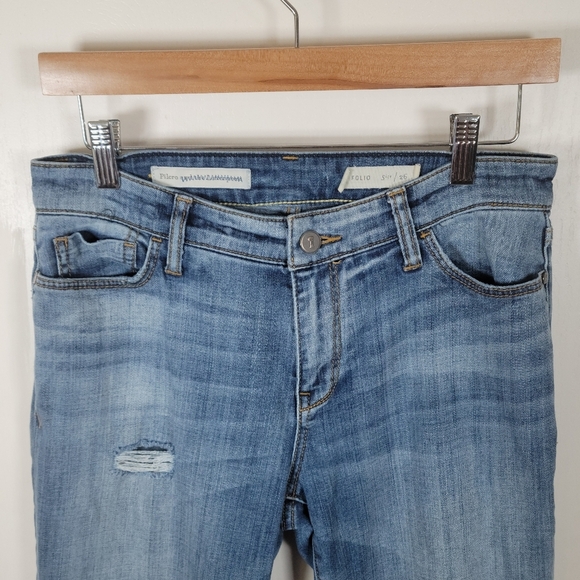 Anthropologie Pilcro & The Letterpress Folio Distressed Jeans Size 26 - Picture 3 of 11